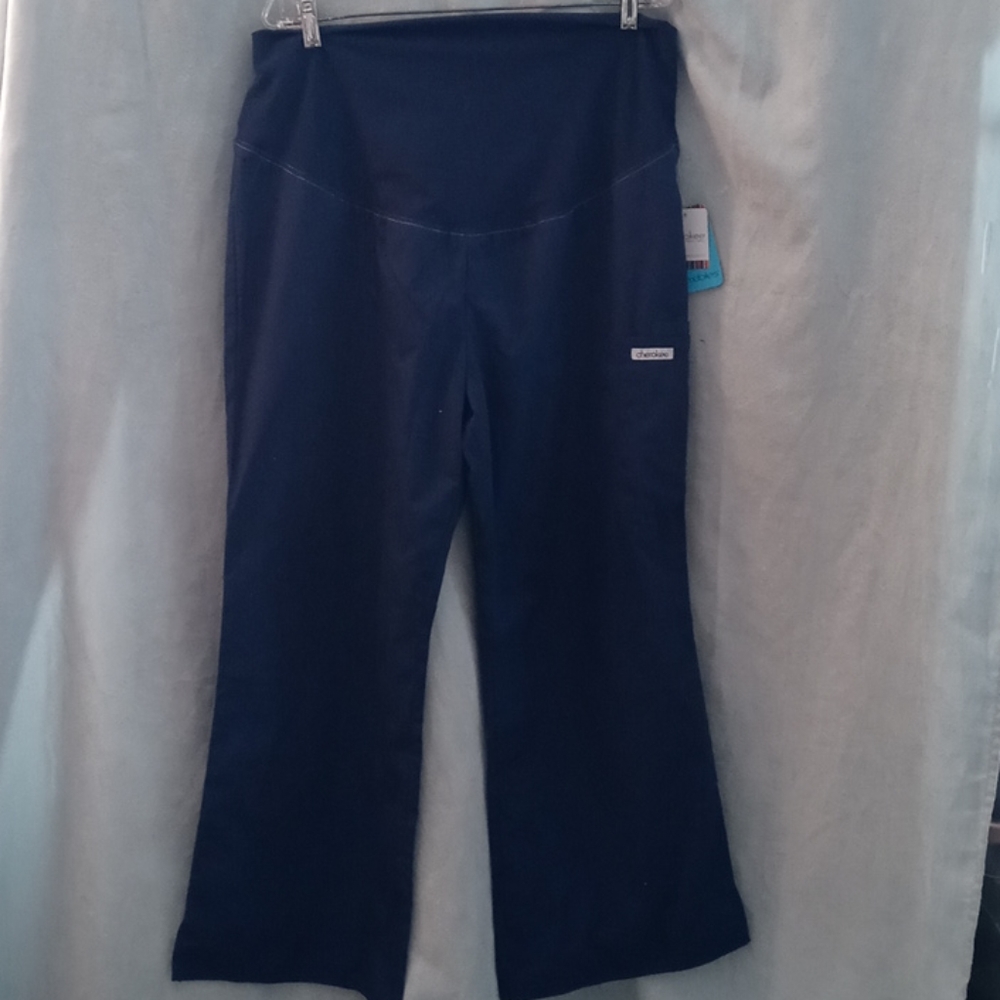 Cherokee inspired comfort blue maternity pants
